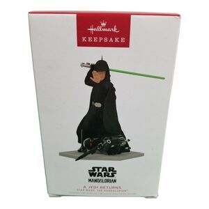 NEW Hallmark Keepsake Christmas Ornament Star Wars Mandalorian "A Jedi Returns"